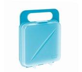 Tatay 1167100 - porta sandwich infantil reutilizable y ecológico, azul