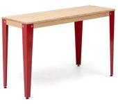 Consola BOX FURNITURE Lunds (Rojo - Madera y Acero - 70 x 39 x 75.5 cm)