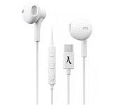 Akashi Kit Pieton St Auriculares USB-C Blanco