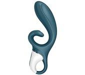 Satisfyer - Hug Me Vibrador Rabbit App Azul