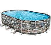 Piscina Tubular BESTWAY 56719 (con Cartucho - 20241 L - 366x122cm)