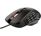 mouse optico trust gaming gxt 970 morfix customizable rgb dpi 10000 dpi  hasta 14 botones 4 piezas laterales 23764