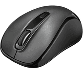 mouse optico trust wireless siero silent click  2400dpi con microreceptor color negro  23266