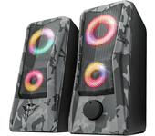 altavoces trust 2.0 gaming gxt 606 javv 12w iluminacion rgb conexion 3.5 alimentacion usb 23379