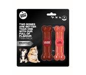 Mordedor para Perros TASTY BONE (2 Un - Sabor: Bacon)