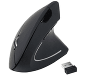 MOUSE EQUIP VERTICAL WIRELESS 1600DPI BLACK