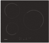 vitroceramica independiente radiantes candy ch63ct 3 zonas coccion ancho 59 cm