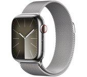 APPLE Watch Series 9 GPS+Cellular 41 mm Acero Inoxidable Plata con Loop Milanesa Plata