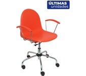 Silla Ves giratoria color naranja